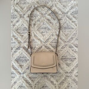 kate spade beige pebble leather crossbody bag